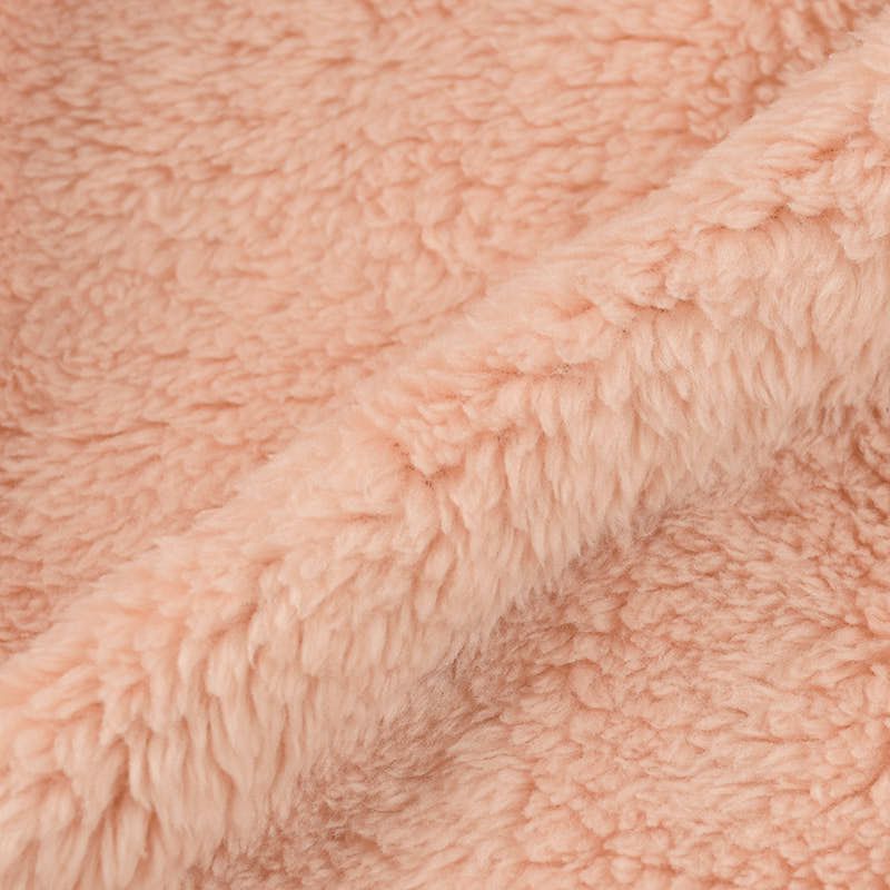 akachan honpo - 毛茸茸動物造型連身衣-粉紅色