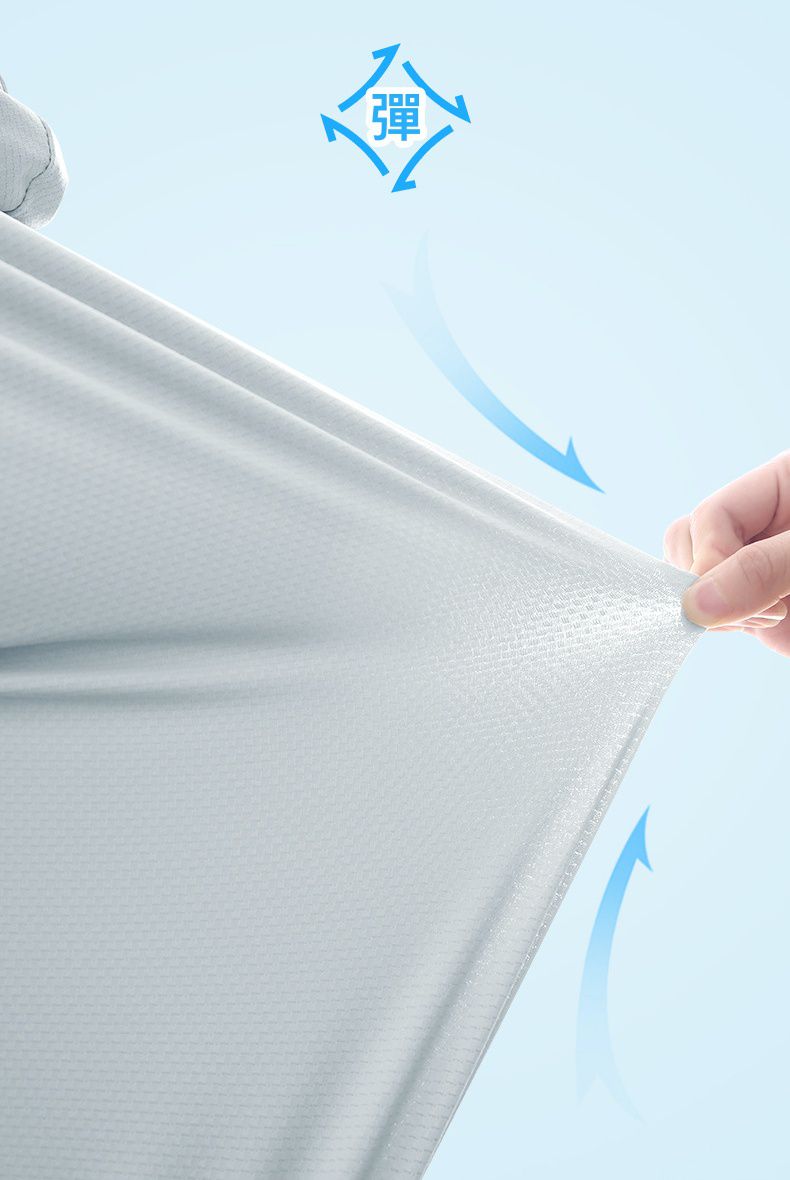 UPF50+冰絲涼感防曬連帽外套-白色-女款