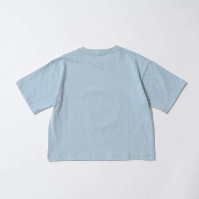 日本 b-ROOM - 球類印花舒適天竺棉短袖上衣-棒球-淺米