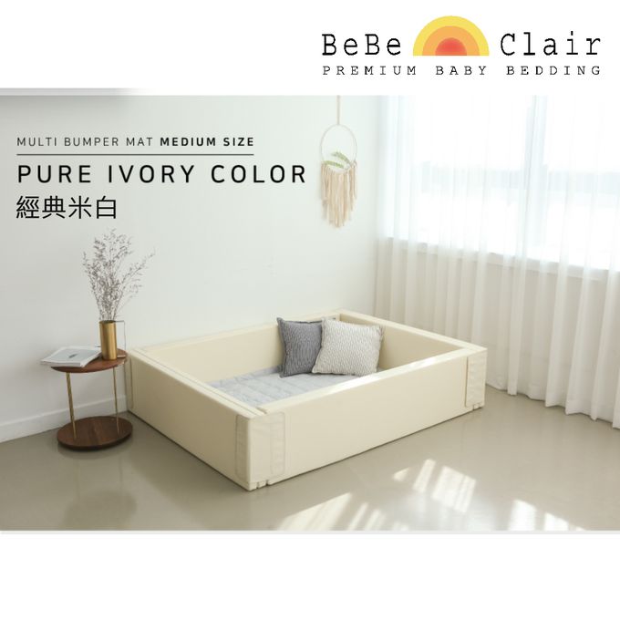 韓國 BeBe Clair - 城堡圍欄-中款-經典米白-116*156*34cm