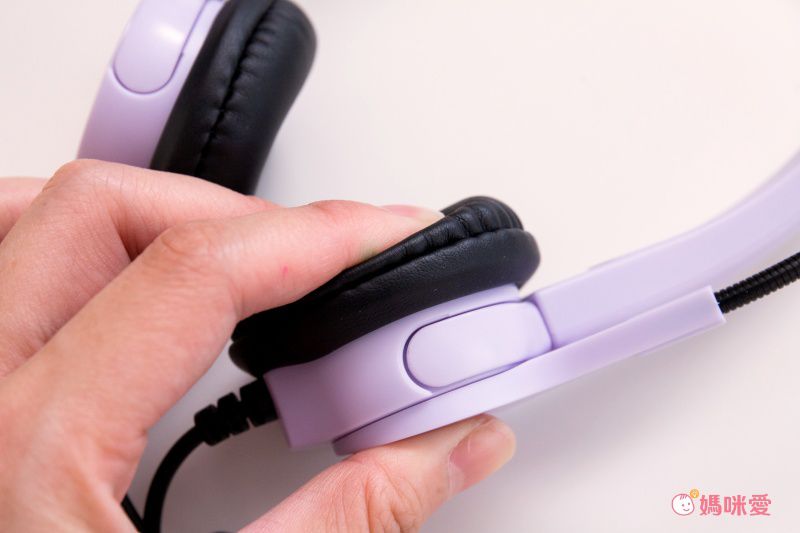 日本文具 SONIC - 超輕量護耳兒童耳機-紫