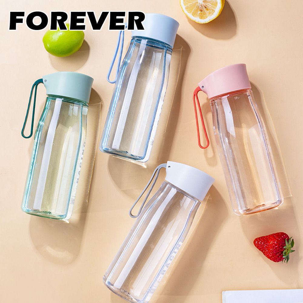 日本 FOREVER - 可提式簡約外出水壺650ml 買一送一