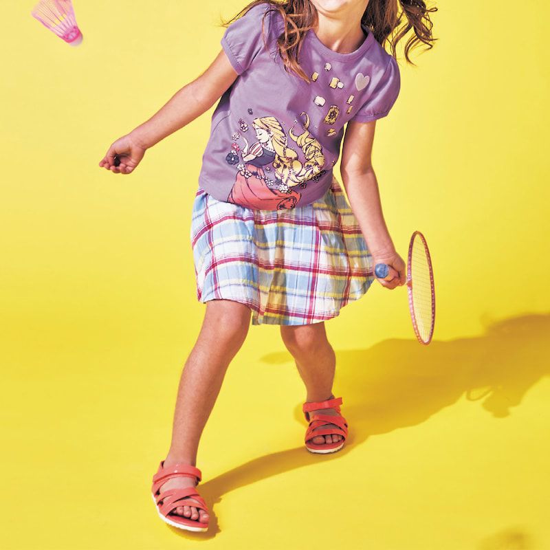 日本千趣會 - 迪士尼印花澎澎短袖上衣-長髮公主-紫