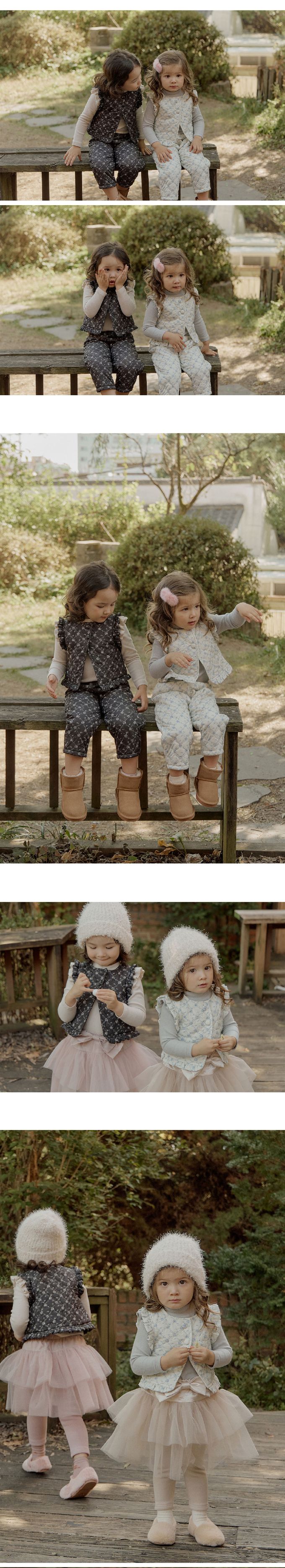 韓國 Puellaflo - 荷葉布邊小領長袖上衣-灰藍