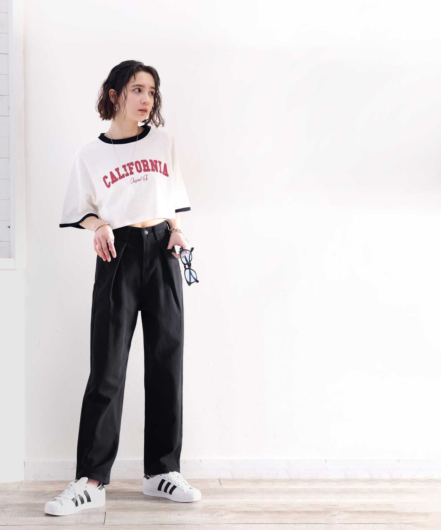 日本 Classical Elf - [熱銷NO.1]  舒適顯瘦打褶長褲-黑