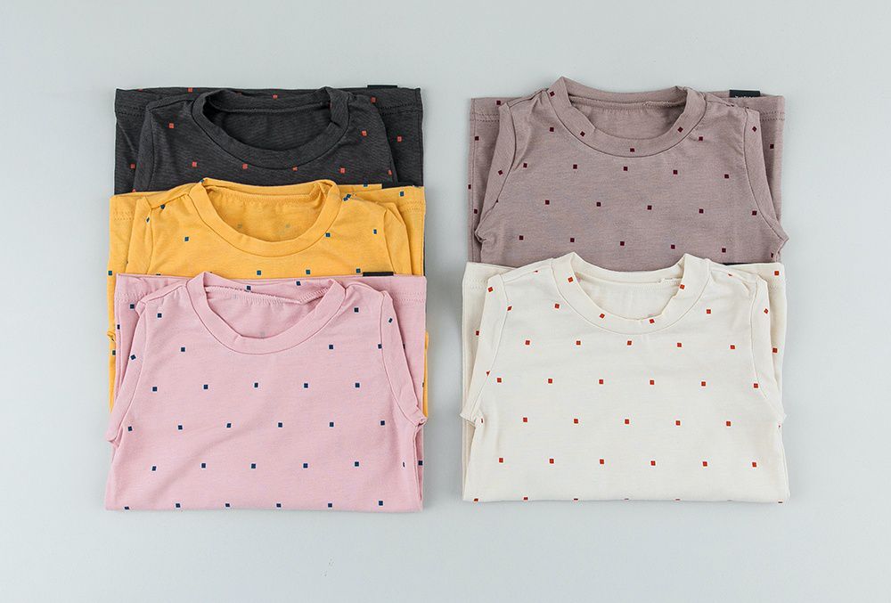 韓國 Cordi-i - 德國Viloft天然纖維保暖衣套裝-點點-可可