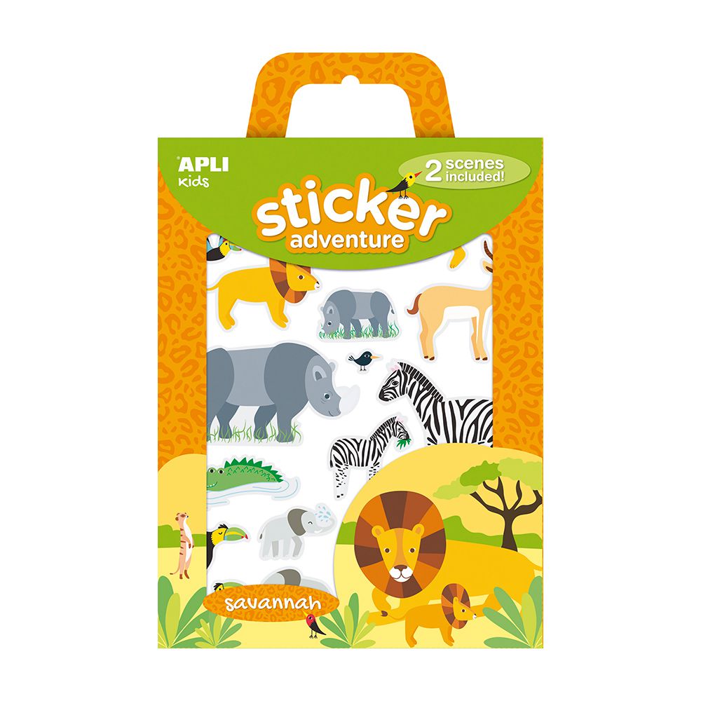 西班牙 APLI - 旅遊貼紙-非洲動物