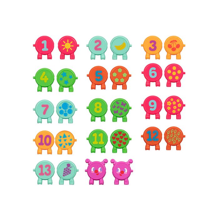 Cocomelon 可可瓜 - Cocomelon-可可瓜 數字蟲蟲人偶單個(2入-隨機出貨)