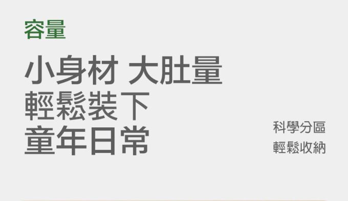 kocotree - 減負護脊超輕背包-大碼-藍米