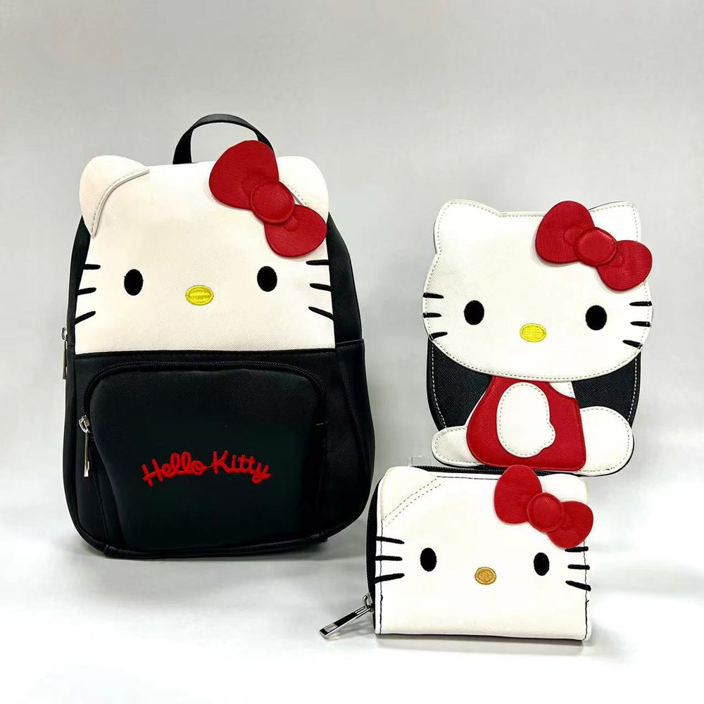 Hello Kitty 童趣造型短夾/錢包