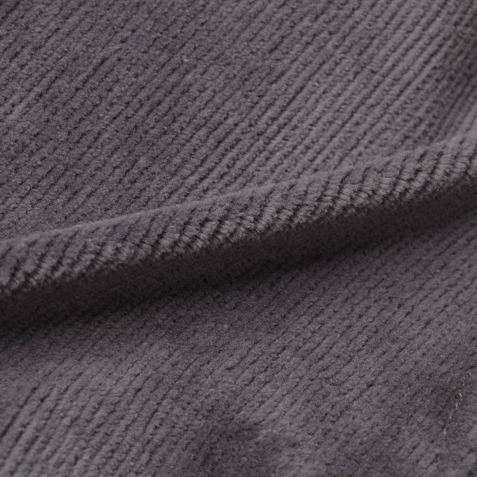 akachan honpo - 10分燈心絨褲-膝蓋圖案-深灰色