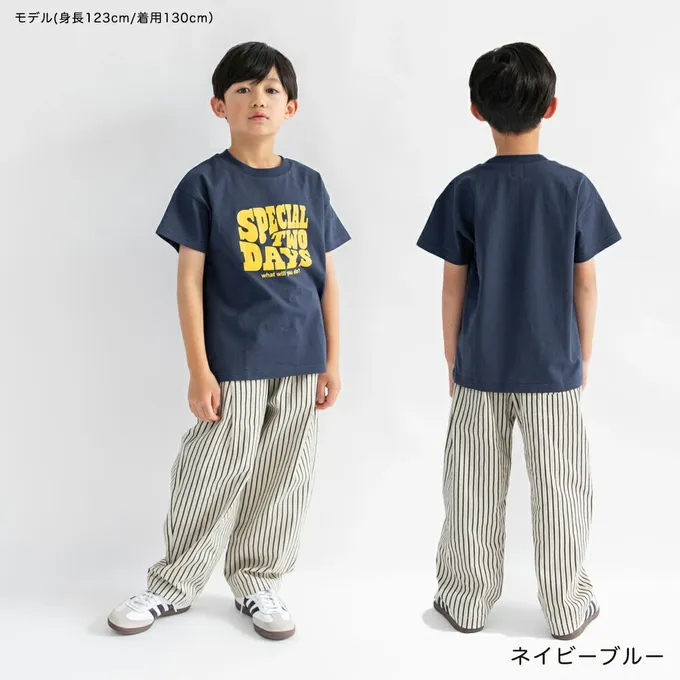 日本 BRANSHES - 100%棉 簡約印花短袖上衣-perfect-黑