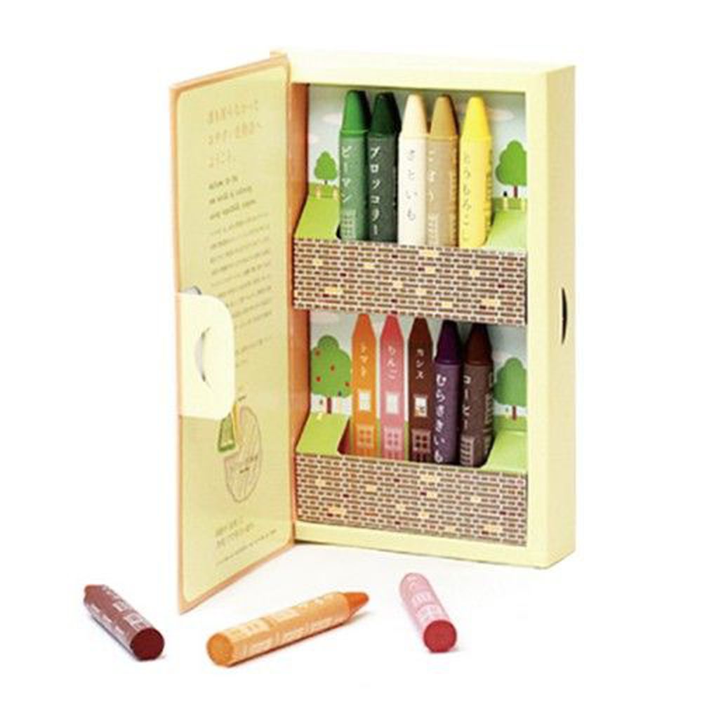 日本製10色蔬菜蠟筆-Season4