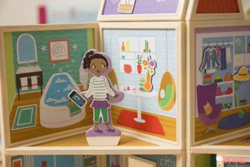 【美國磁力娃娃屋】孩子自己組玩具屋，創造力UP！