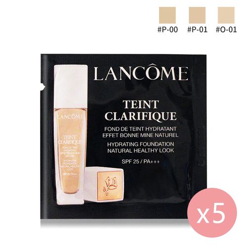 LANCOME 蘭蔻 - 【5入組】超極光精華水粉底 SPF25/PA+++(1ml/入)#P-00