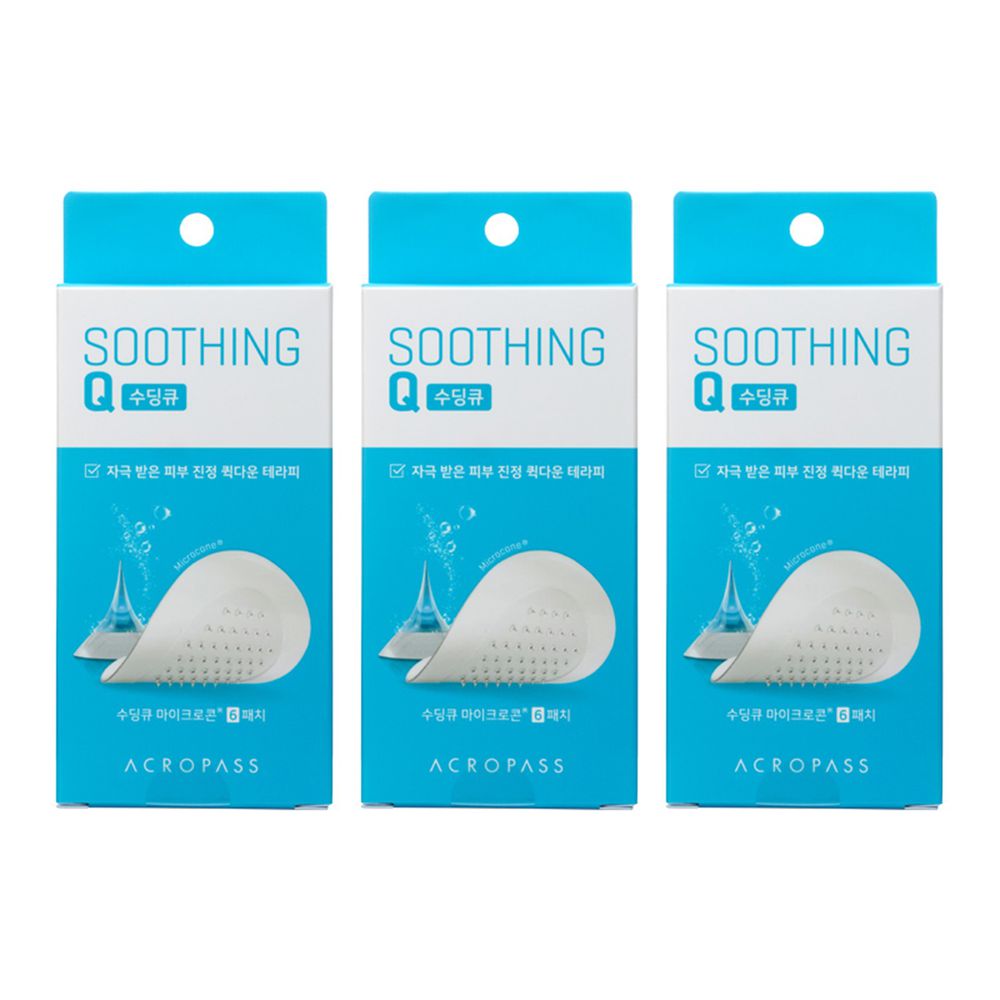 韓國SOOTHING Q - 微針速效蚊蟲止癢速叮貼 三入組-三入 (18片)