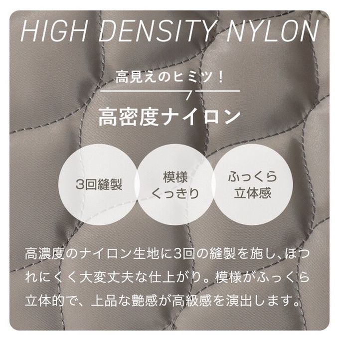 日本 LIZDAYS - 通勤美型 防潑水絎縫輕量2way肩背包-黑