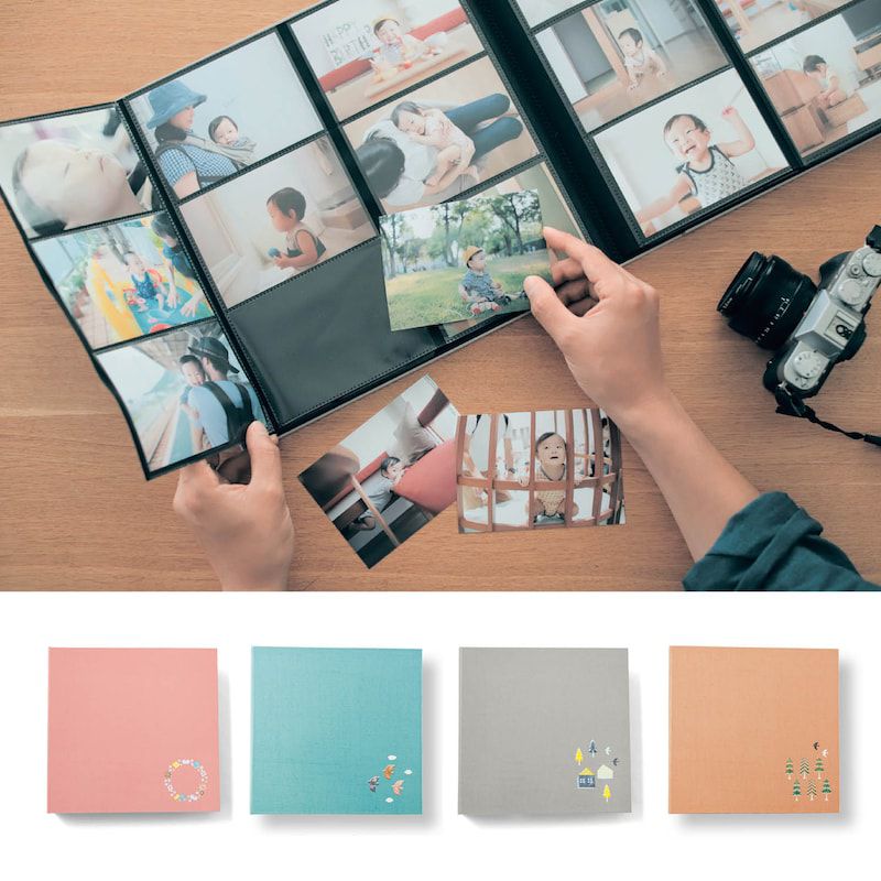 日本千趣會 - 聯名款 可收612枚大展開清新相簿-藍綠小鳥 (3x5相片)