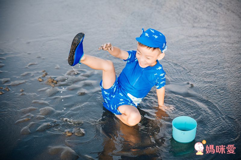 德國Playshoes - 抗UV防曬短袖兩件組兒童泳裝-鯊魚