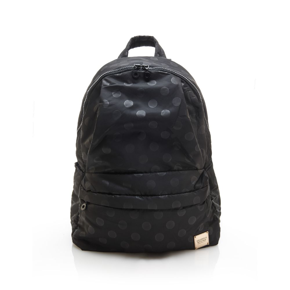 VOVAROVA - 漫步後背包-SHINY DOTTY 黑-黑 (29cmx12.5cmx40cm)