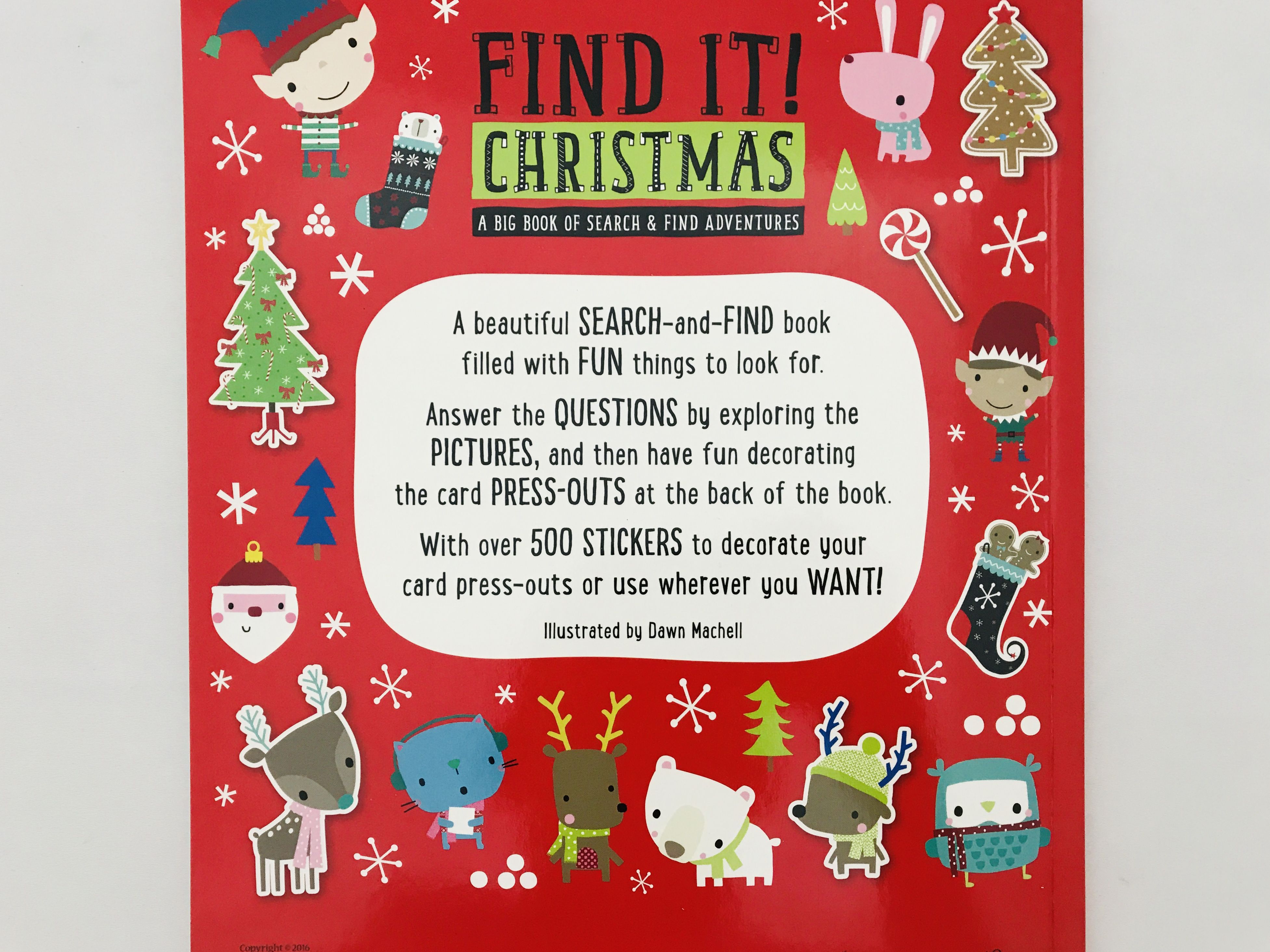 Find it! Christmas 手作+貼紙+找找書