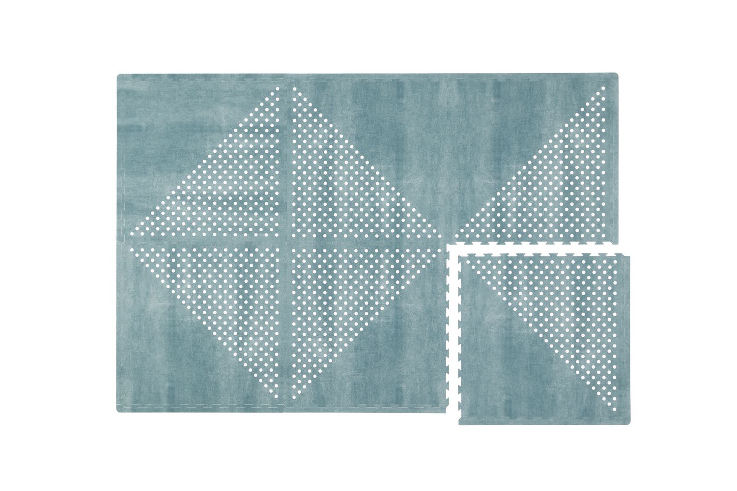 德國 toddlekind - 地球系列遊戲地墊-海洋藍-一組6片