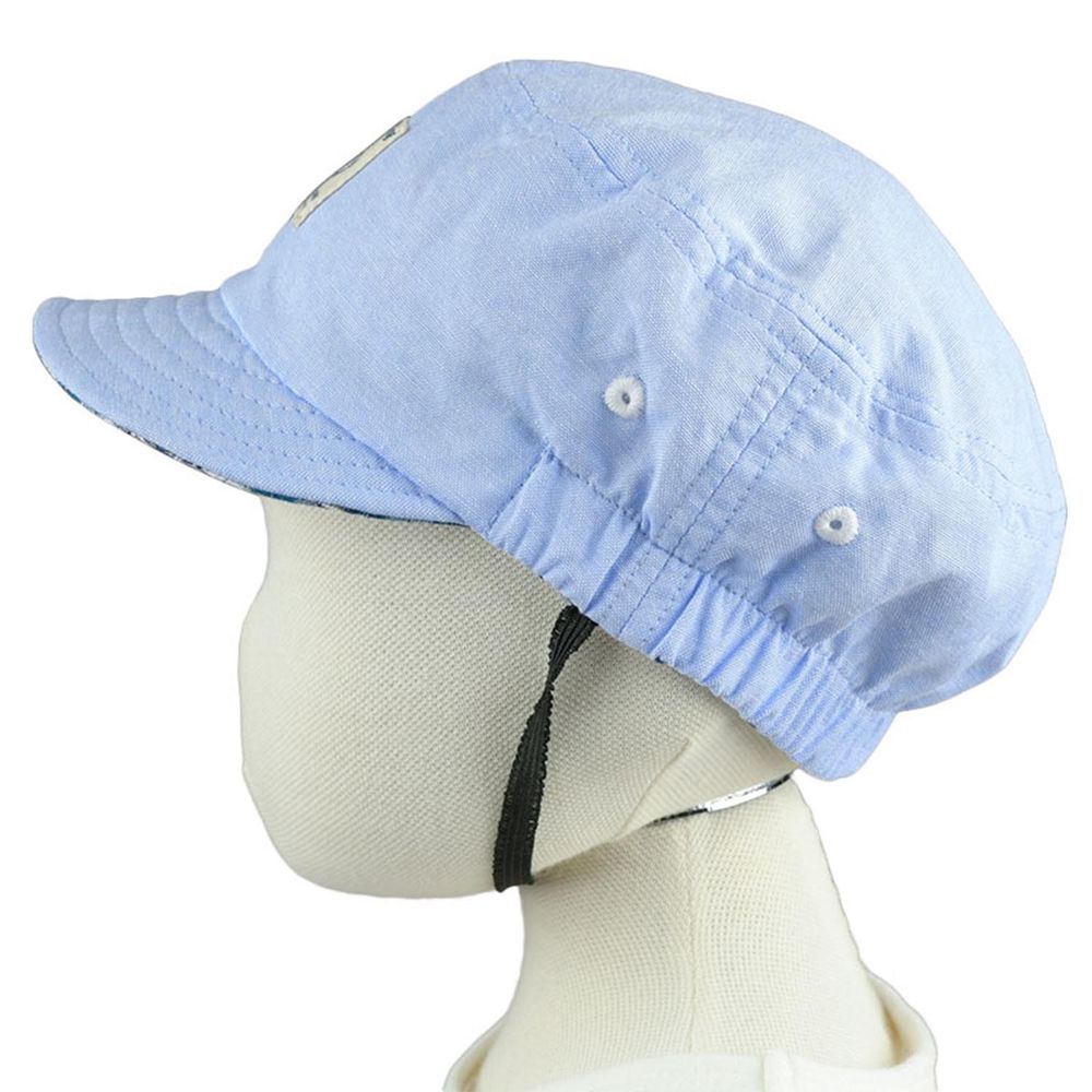 akachan honpo - 雙面工作帽-藍色 (48~50cm)