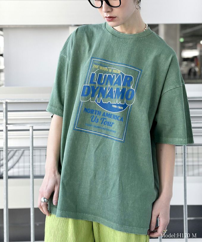 日本 Classical Elf - 100%棉美式復古印花T恤-深灰