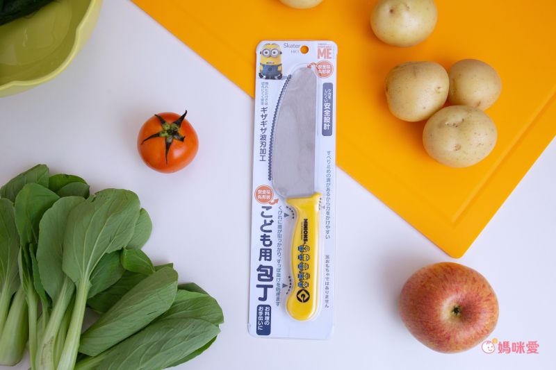 日本 SKATER 代購 - 兒童安全刀具-小小兵-黃 (刀刃長12cm)