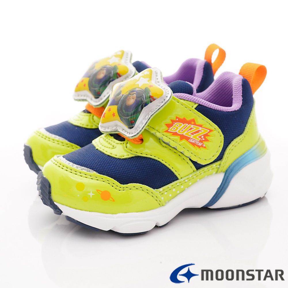 Moonstar日本月星 - 迪士尼玩具總動員聯名電燈鞋款(中小童段)-綠