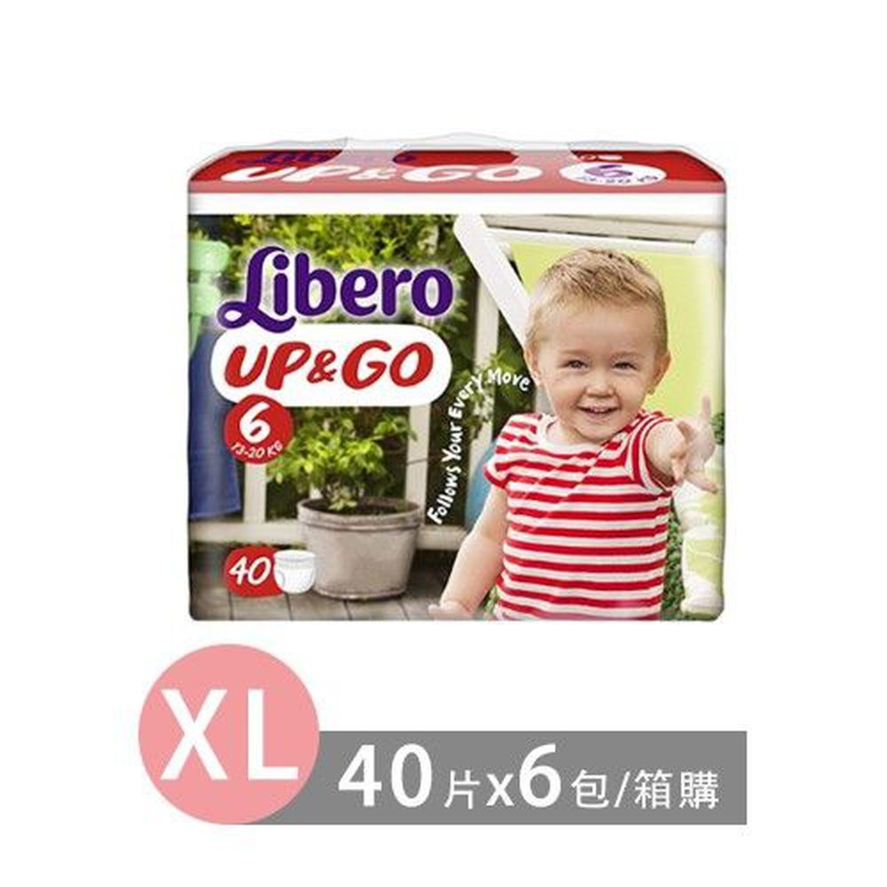 麗貝樂 Libero - 敢動褲-6號 (XL [13~20kg])-40片x6包/箱