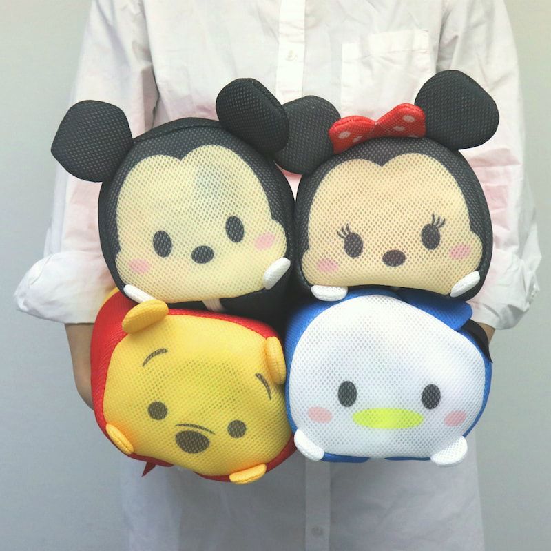 日本千趣會 - 迪士尼 日本製造型洗衣袋-小熊維尼 (16×26×14cm)