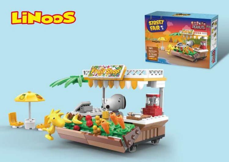 Linoos - 史努比歡樂廣場系列-果汁吧-141片