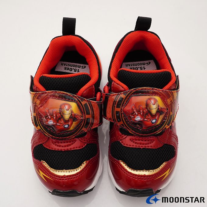 Moonstar日本月星 - 漫威聯名電燈機能童鞋-MVL0152紅(中小童)-機能運動鞋-紅