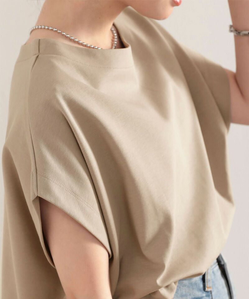 日本 Classical Elf - [熱銷NO.1]  純棉圓領顯瘦法式袖短T-黑