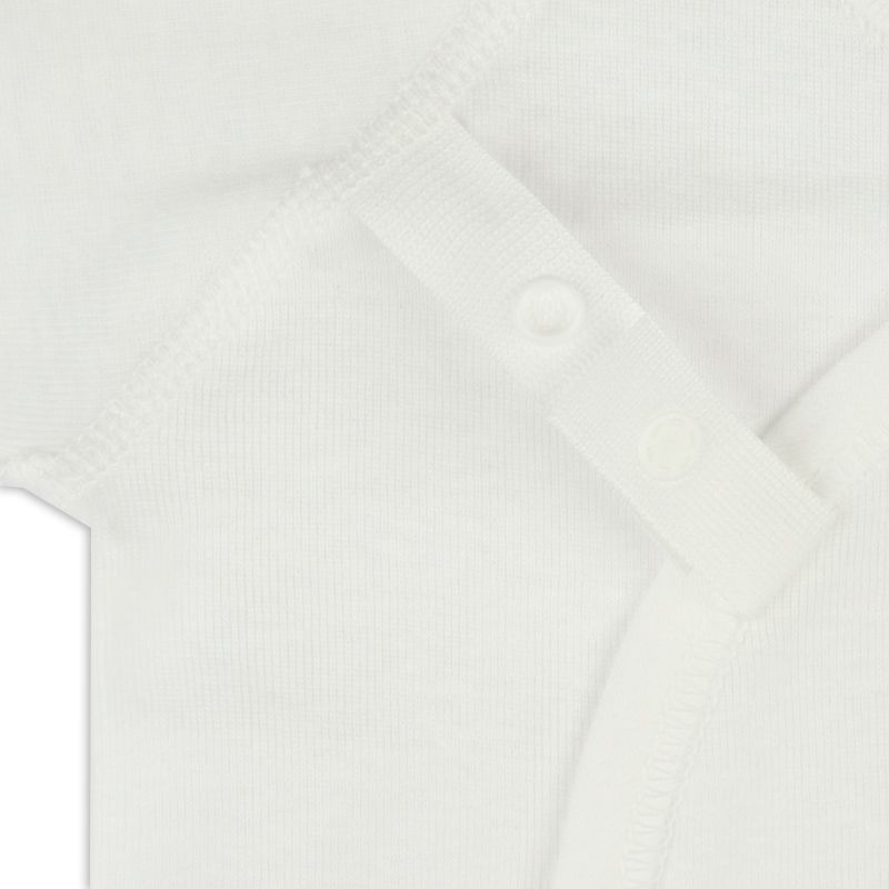 akachan honpo - 新生兒長袖內衣6件組-按扣 牛奶罐-米白色 (肚衣:50cm蝴蝶裝:50~60cm)