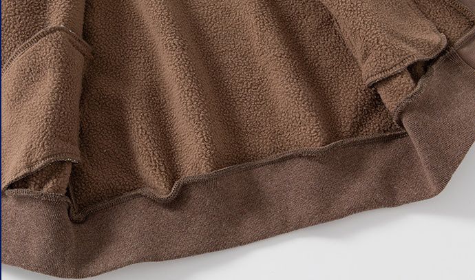 WELLKIDS - 加絨拼色休閒棒球外套-熊熊-咖啡+米白