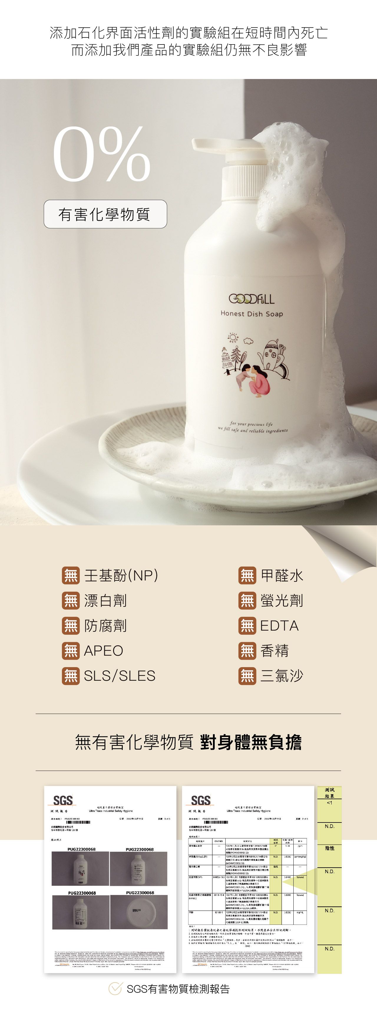 台灣 GoodFill - 植萃安心洗碗精-500ml