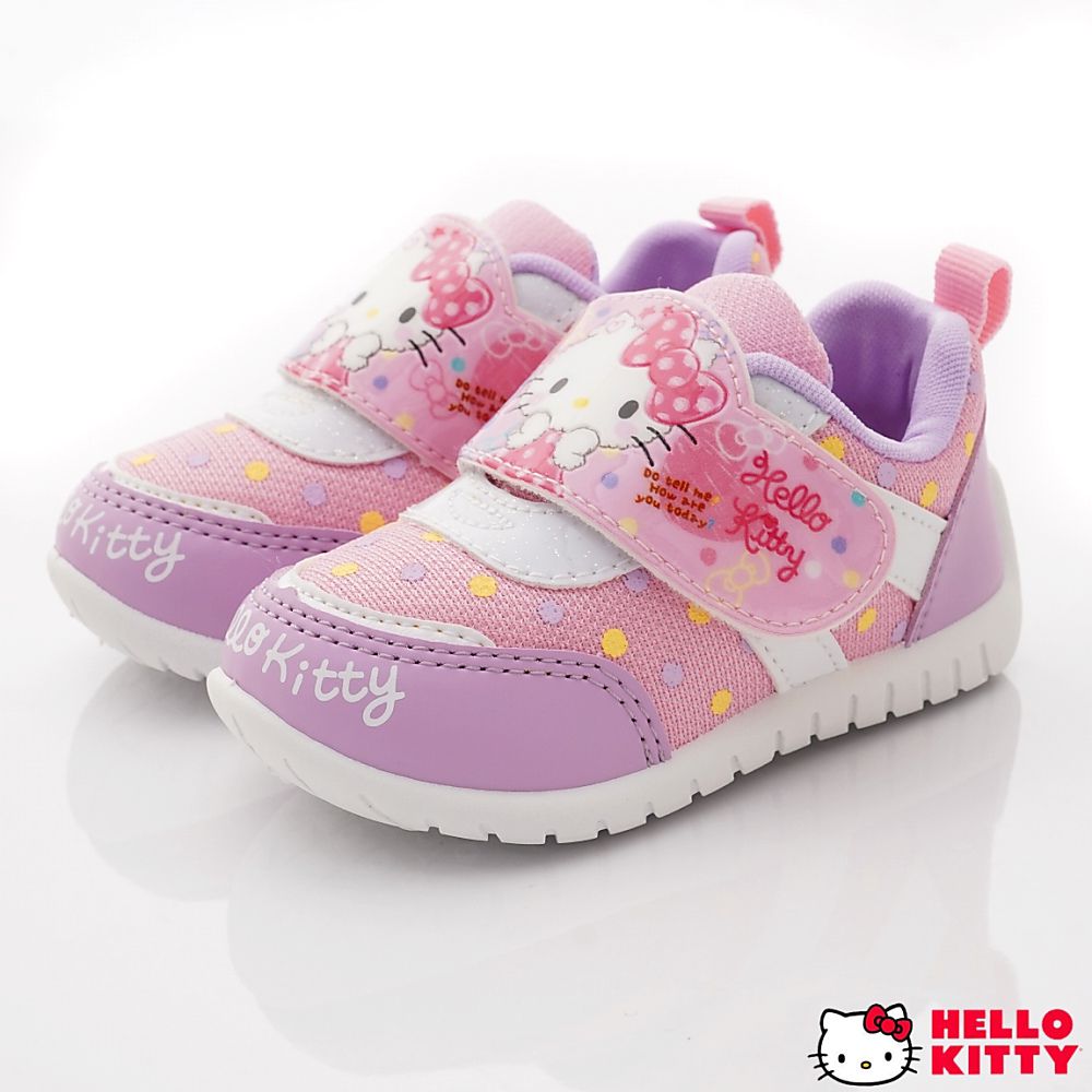 HELLO KITTY - HELLO KITTY-台灣製點點輕量運動鞋722123紫粉(小童段)-運動鞋-紫粉
