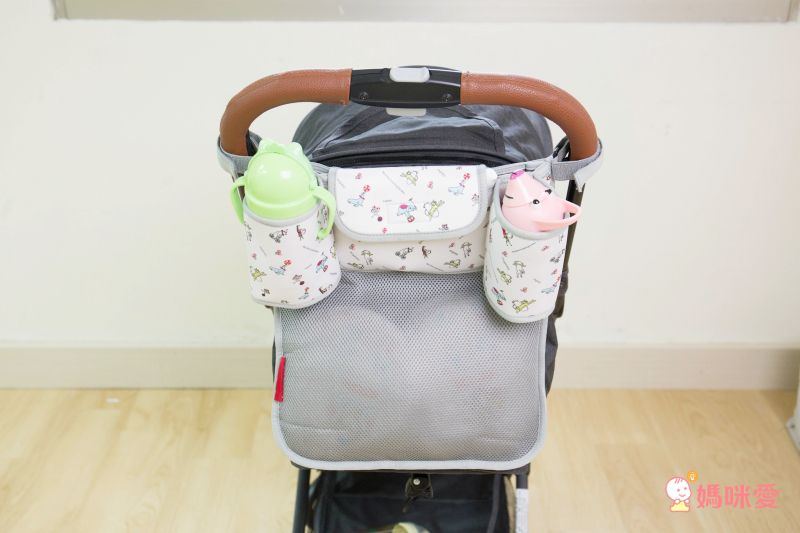 akachan honpo - angelette嬰兒車用收納袋-米白色