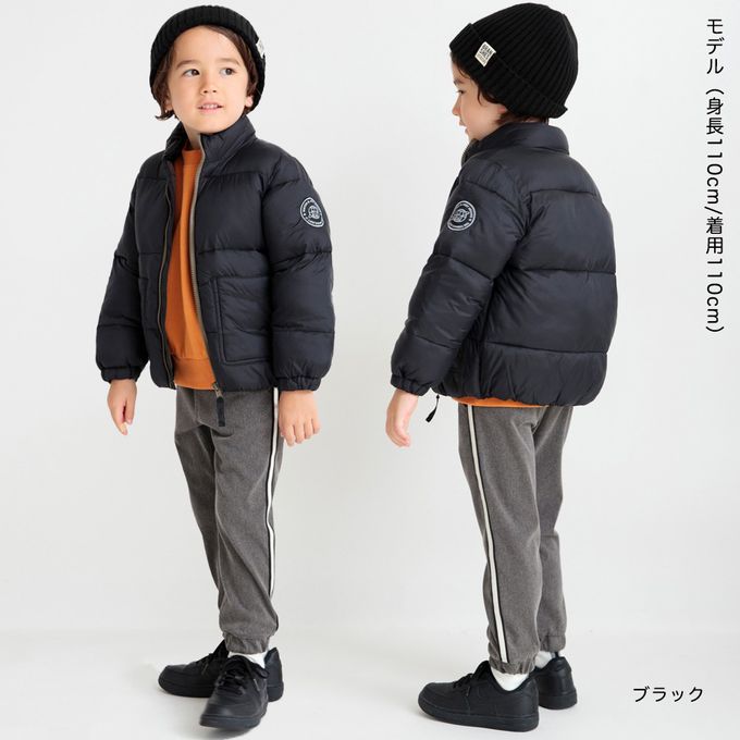 日本 BRANSHES - 酷帥又保暖輕盈鋪棉外套-軍綠x棕