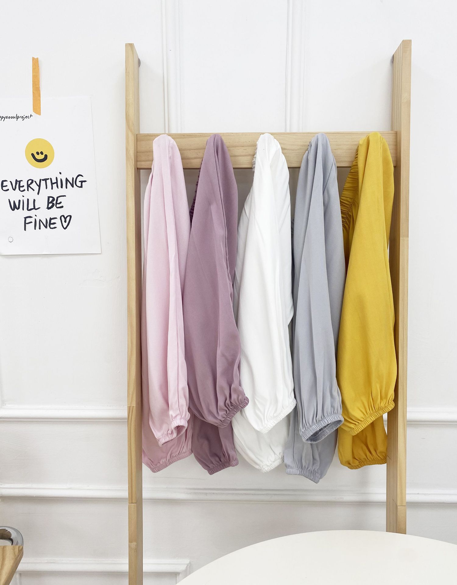 純色冰絲棉質防蚊褲/空調褲-卡其色