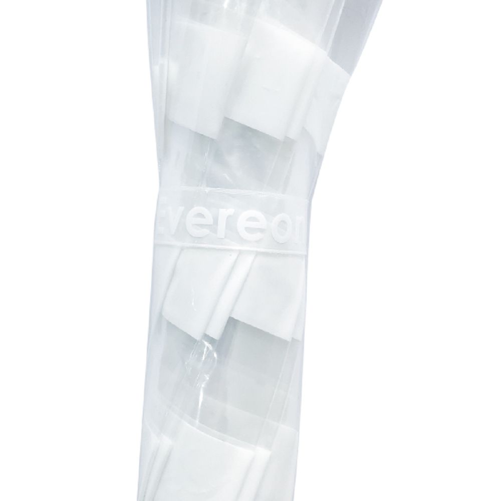 日本Caetla - Evereon可替換式環保輕量傘-時尚條紋-白