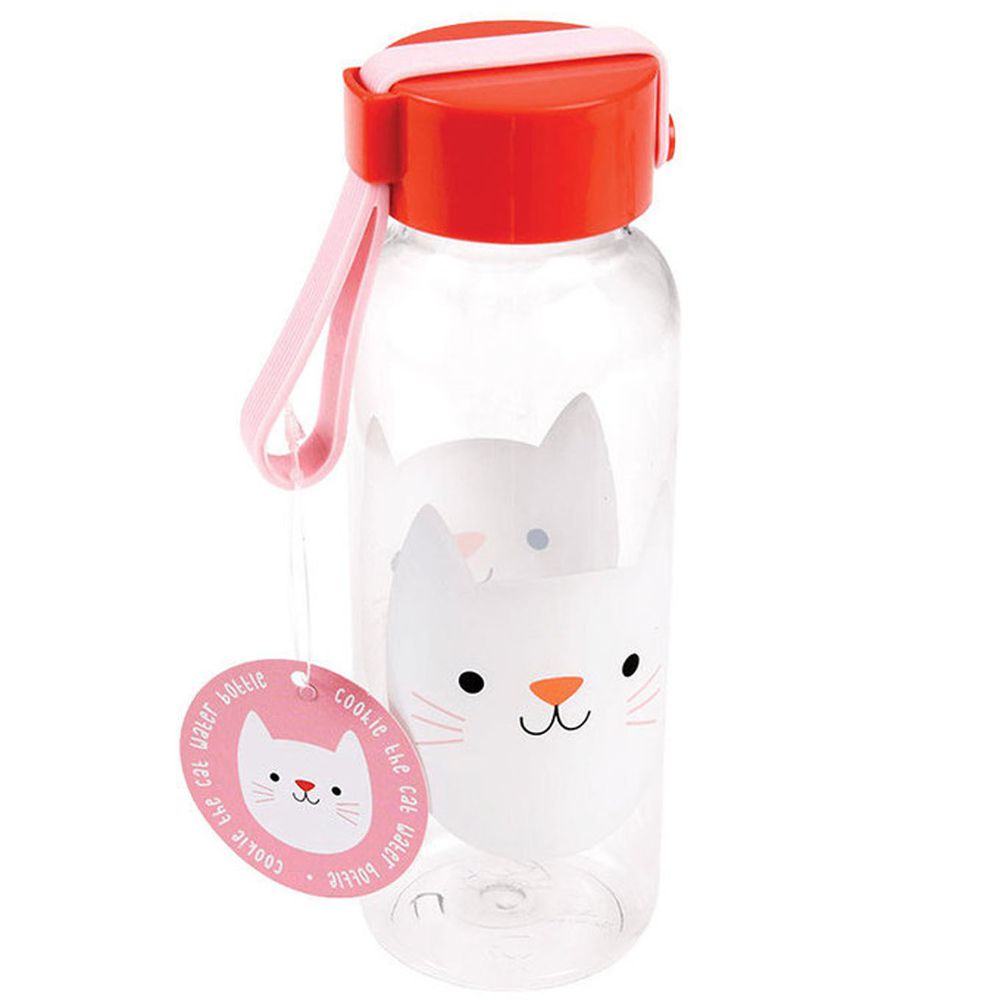 英國 Rex London - 直飲式水瓶(成人/兒童皆可用)-迷人貓咪(340ML)