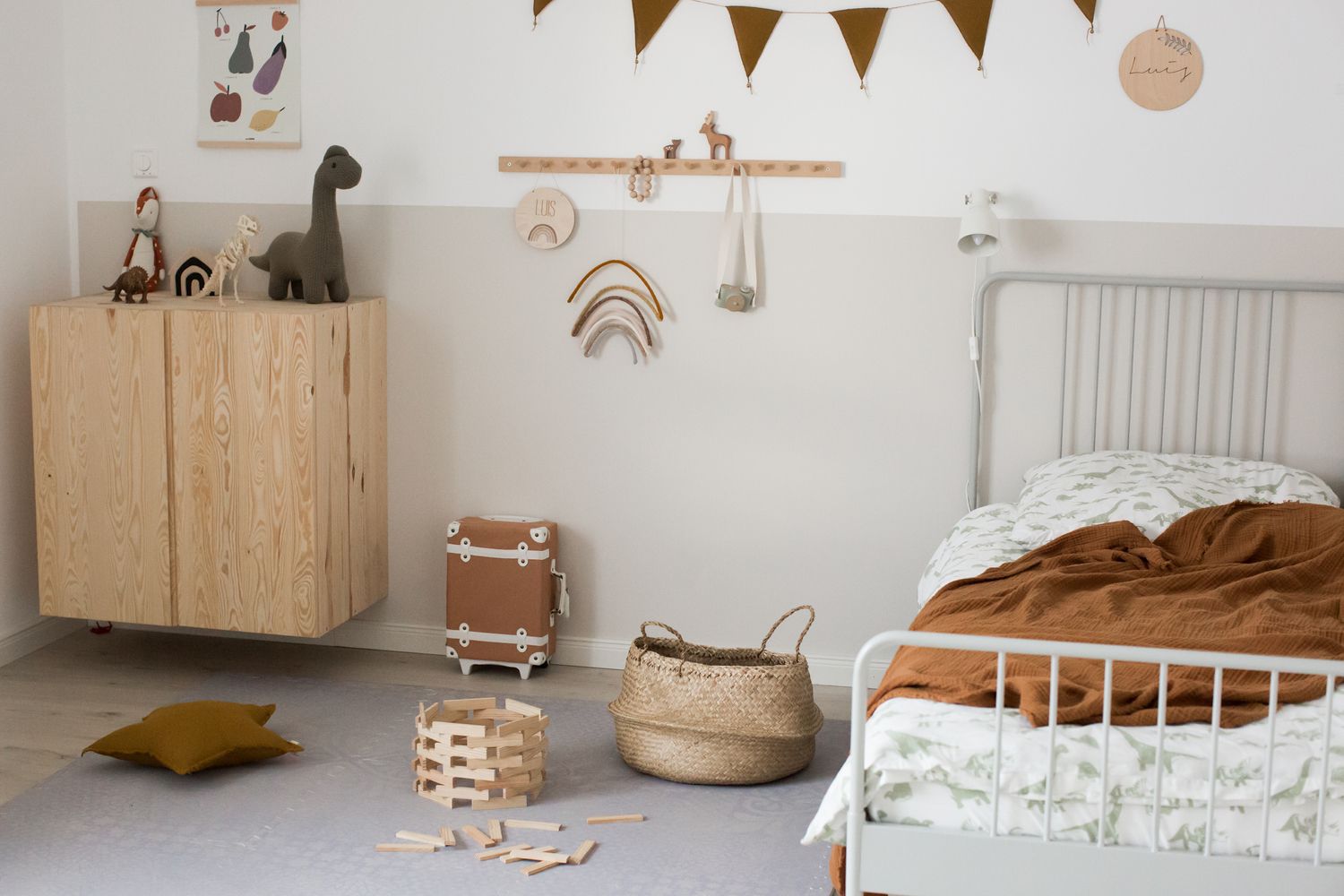 德國 toddlekind - 波斯風系列遊戲地墊-淡紫灰-一組6片