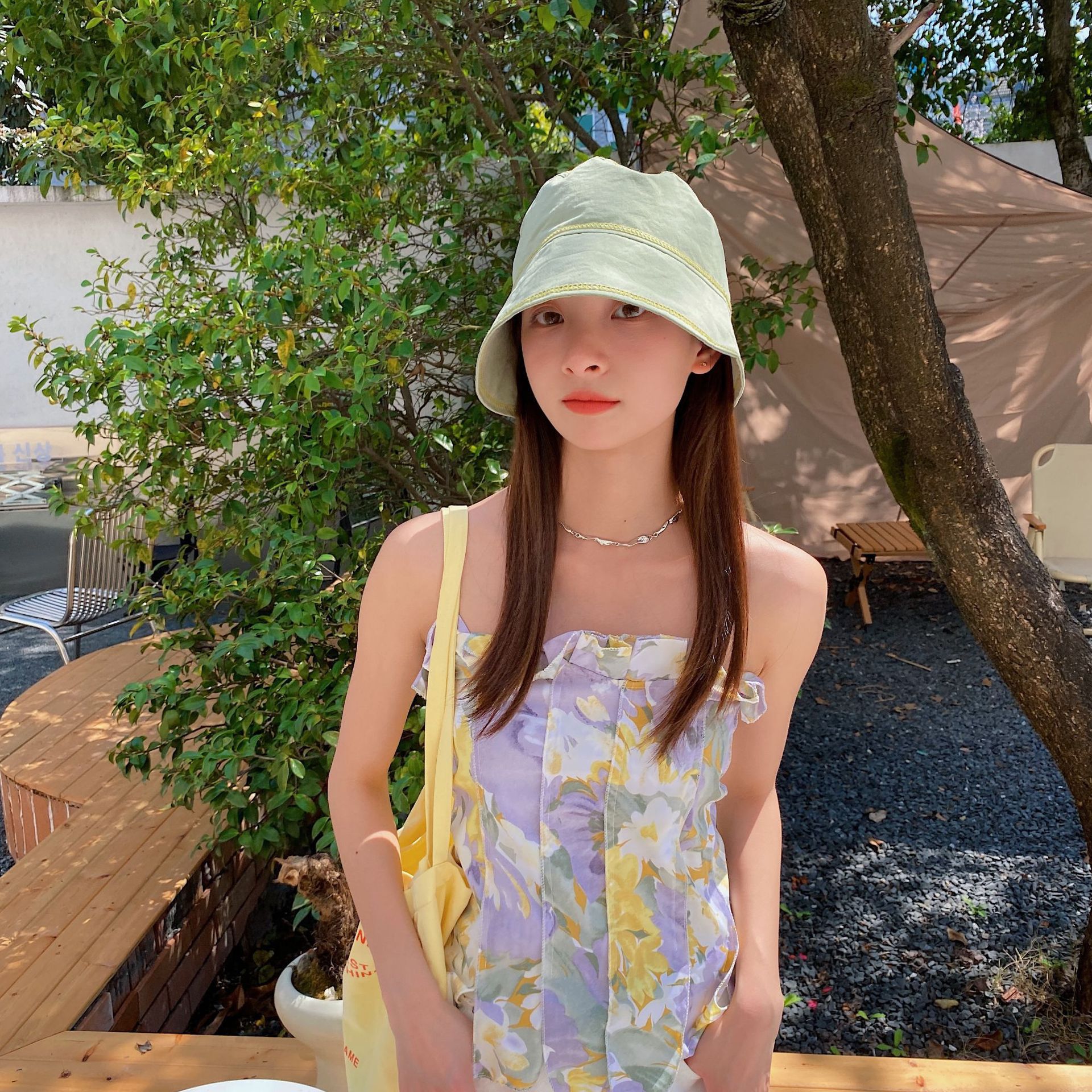 百搭防曬漁夫帽/遮陽帽-粉色 (適合頭圍56-58cm)