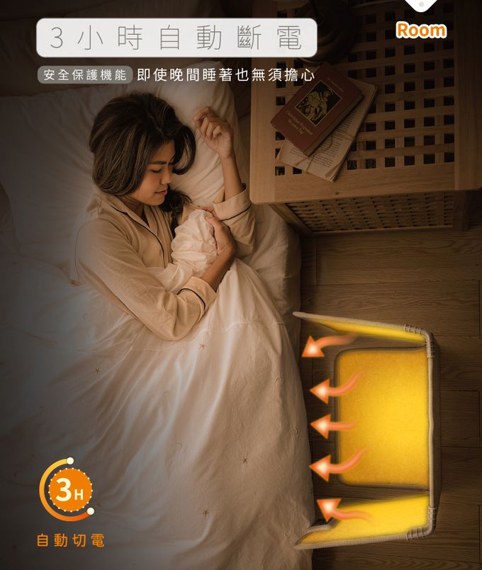 巧福 CHIAO FU - 遠紅外線暖屏風 四折踏板款 UC-861R