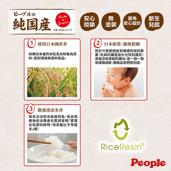 日本 People - 米的積木基礎組合