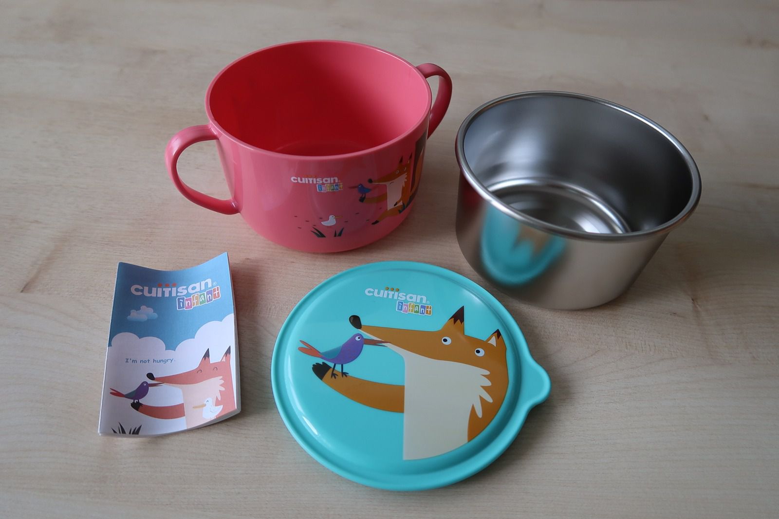 分隔不混味！韓國 Cuitisan 酷藝師保鮮盒 可微波的不銹鋼！