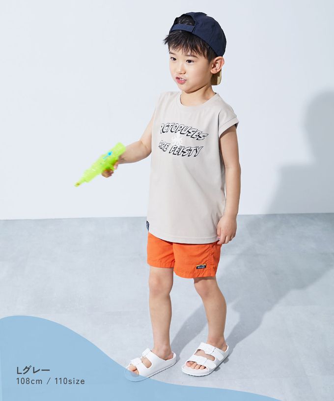 日本 devirock - 接觸涼感 抗UV變色背心上衣(神戶水族館聯名）-虎鯨-黑